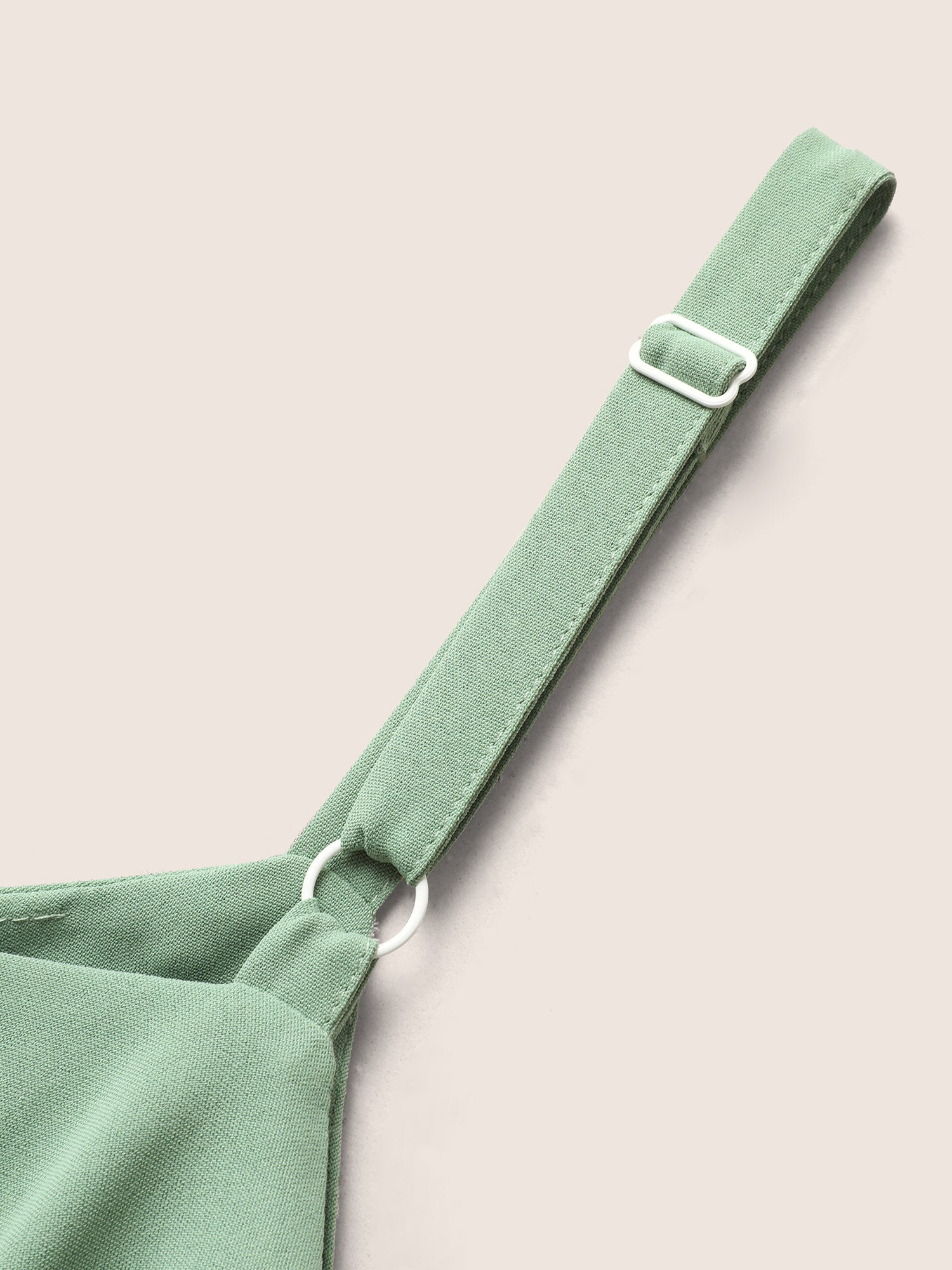 Plain Tiered Ruffles Pleated Cami Dress