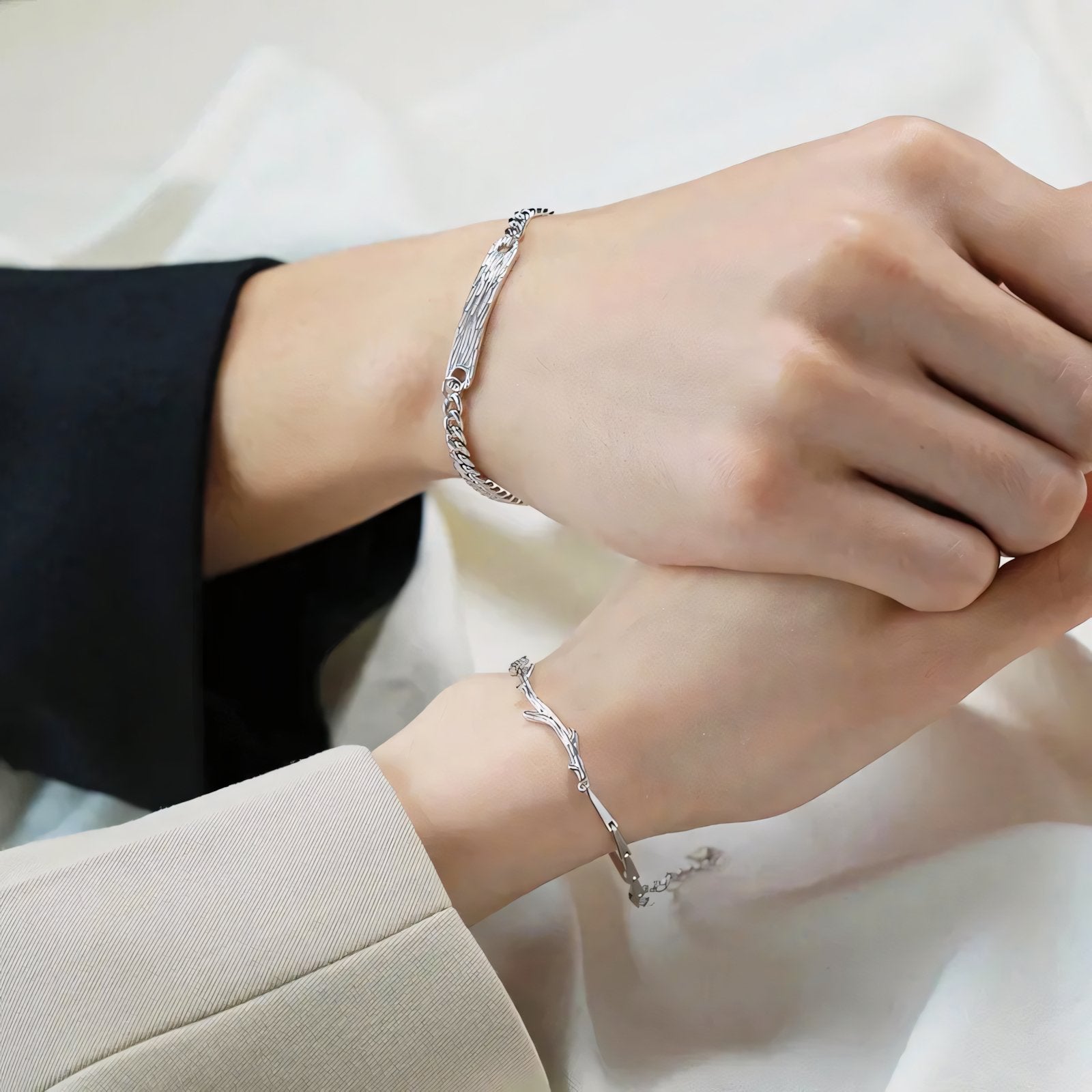 Matching Rooted Love Bracelets