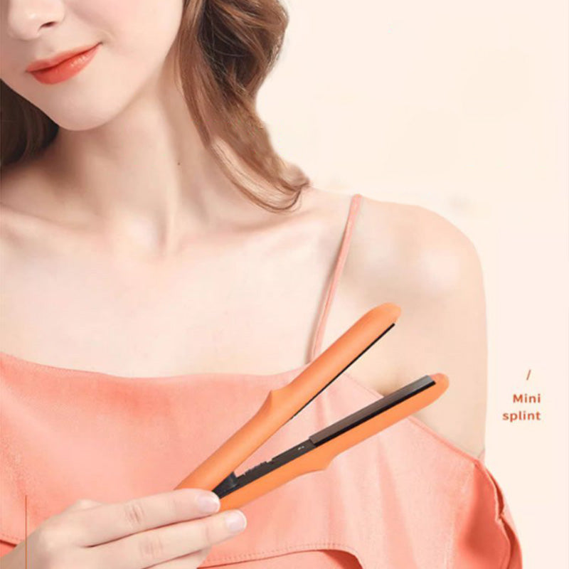 2-in-1 Mini Curling Wand & Flat Iron Hair Straightener50% OFF