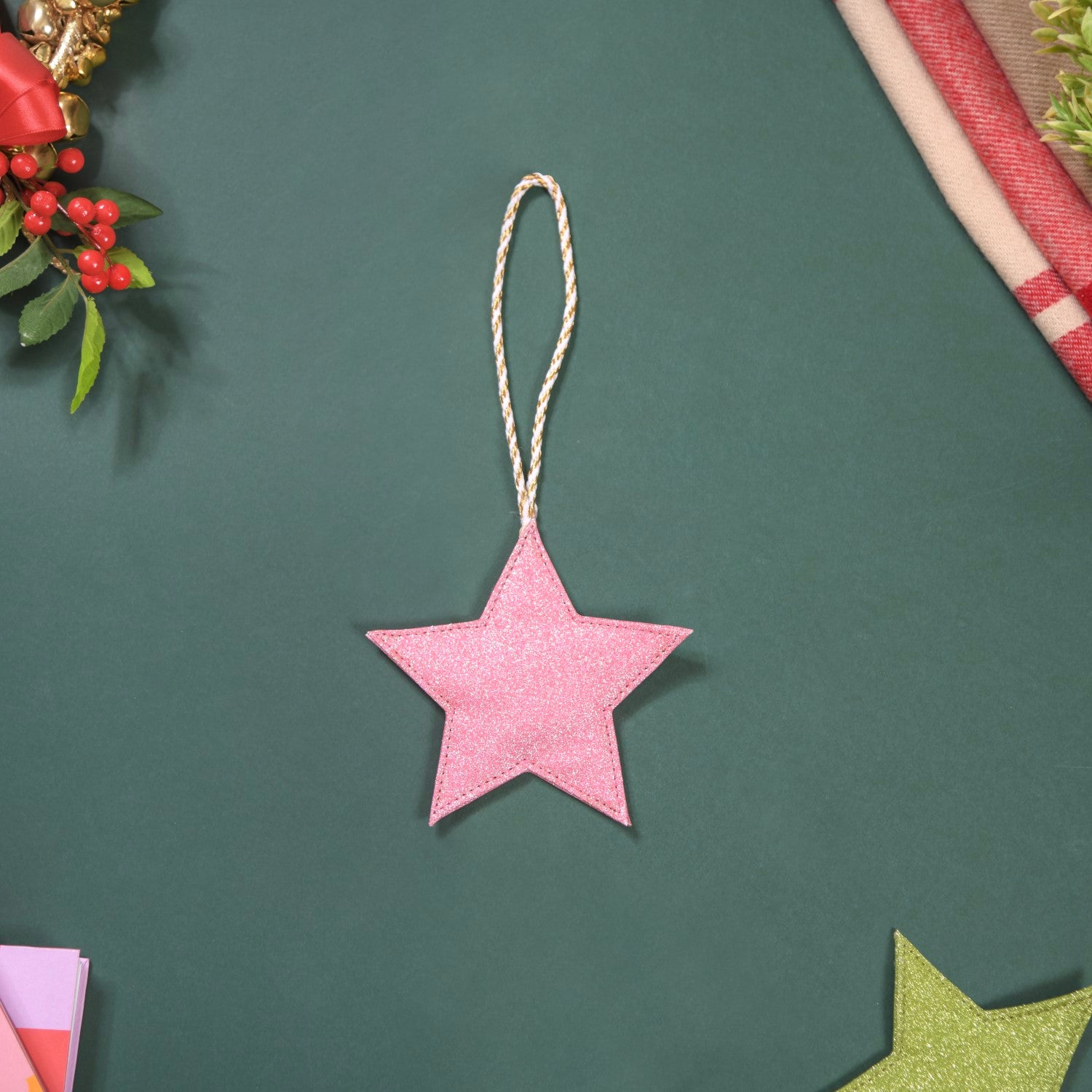 Sparkling Star Wall Hangings Ornaments Set of 3