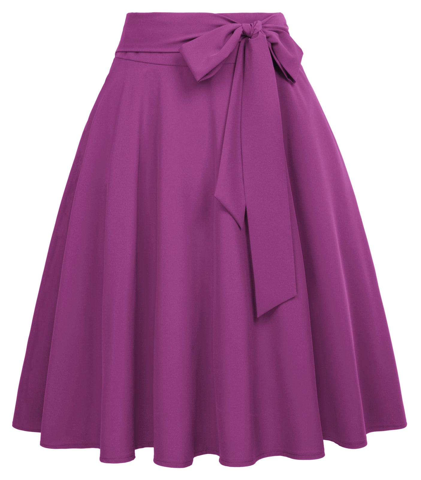 Women's High Waist A-Line Pockets Skirt