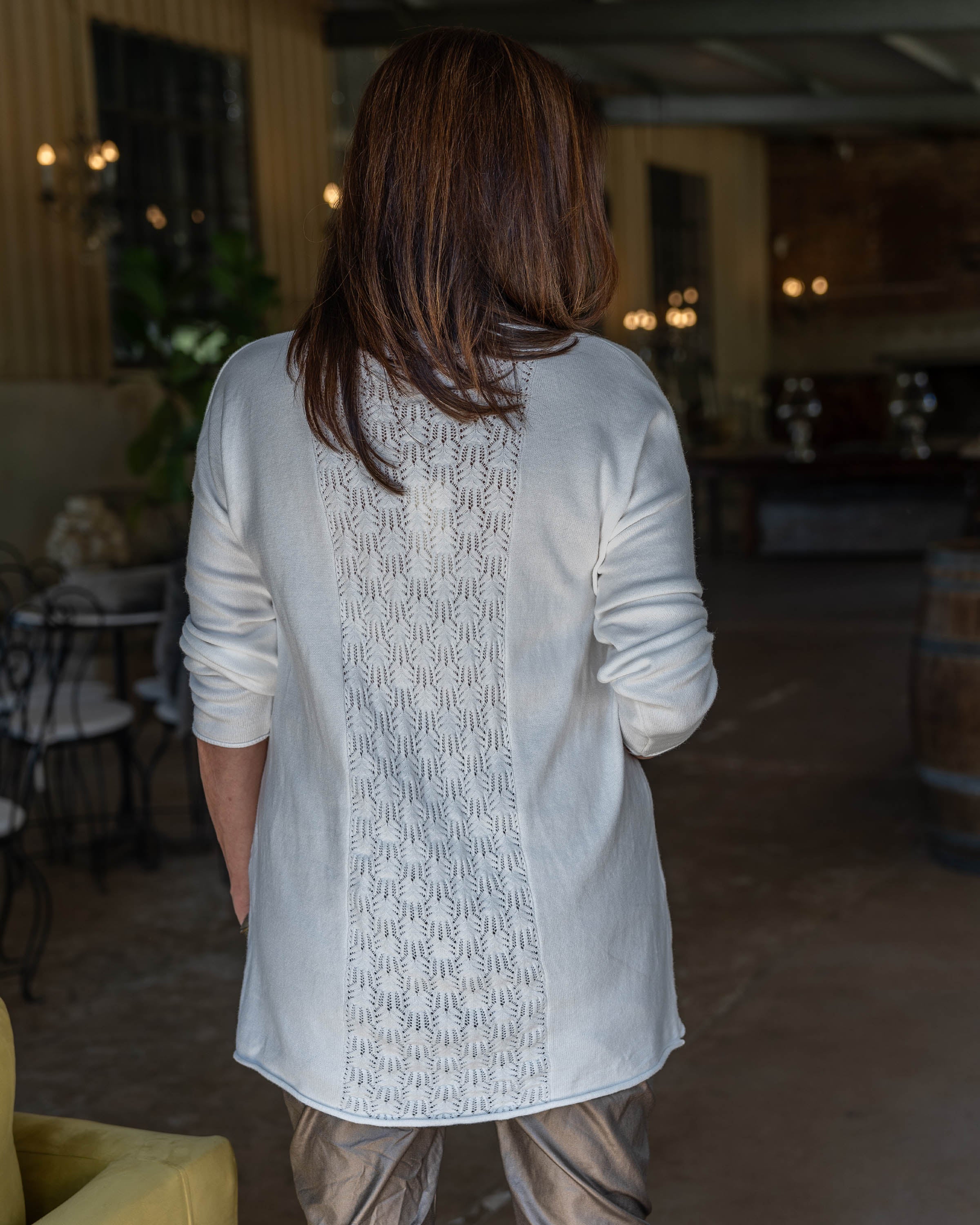 Star Of The Show Knit | White
