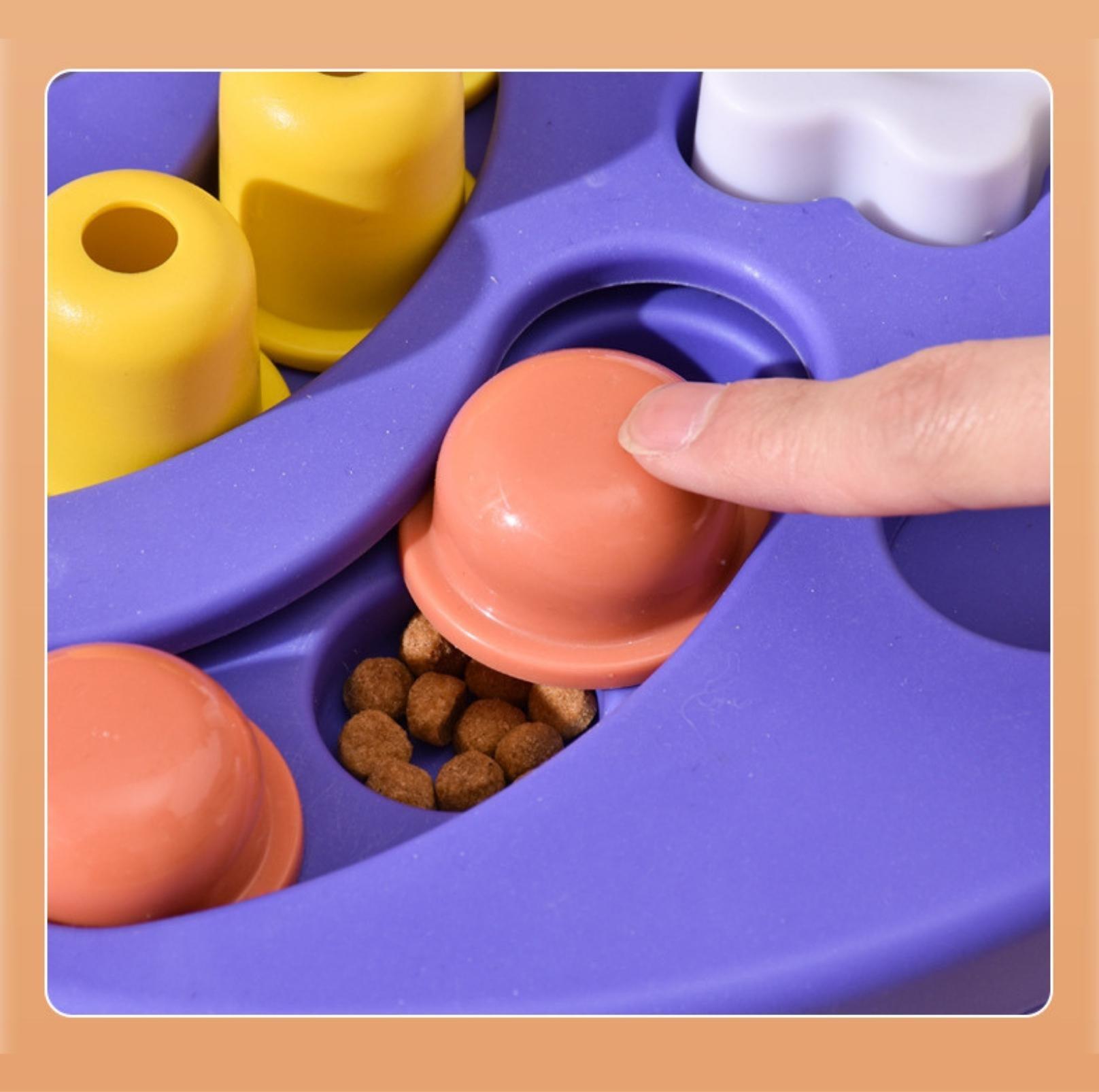 Interactive Colourful Dog Puzzle Training Toy