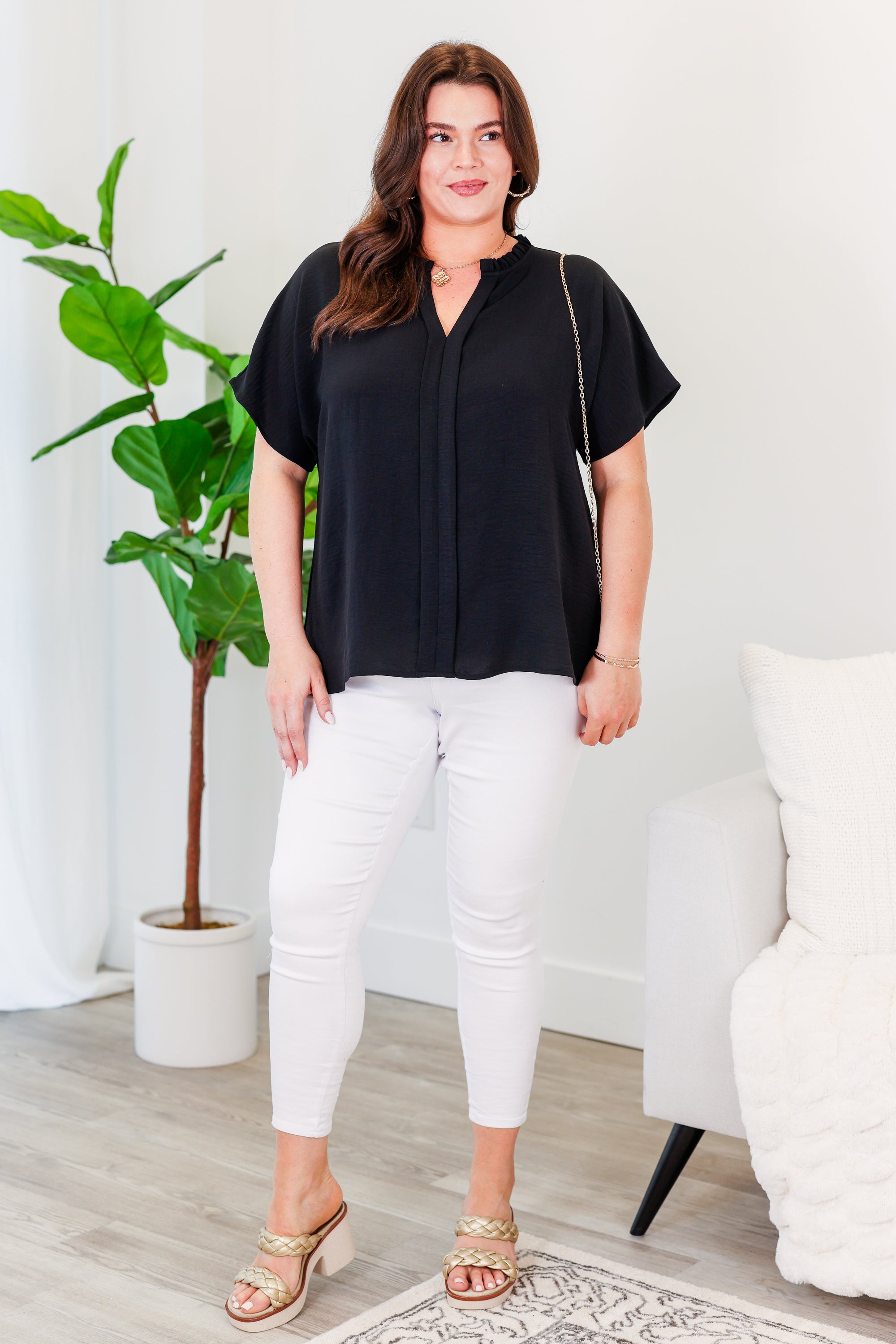 Our Palace Top. Black