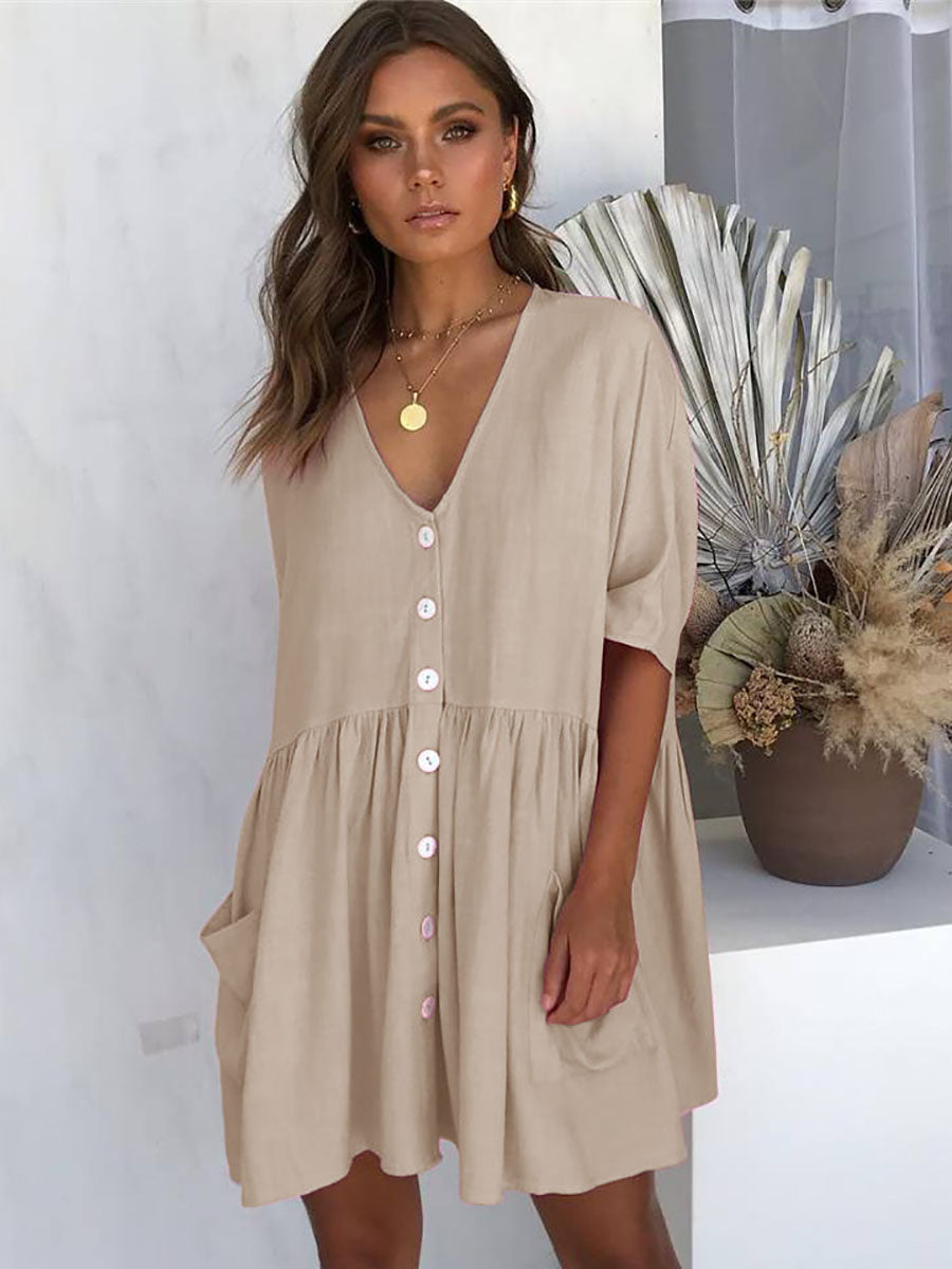 Button Dress