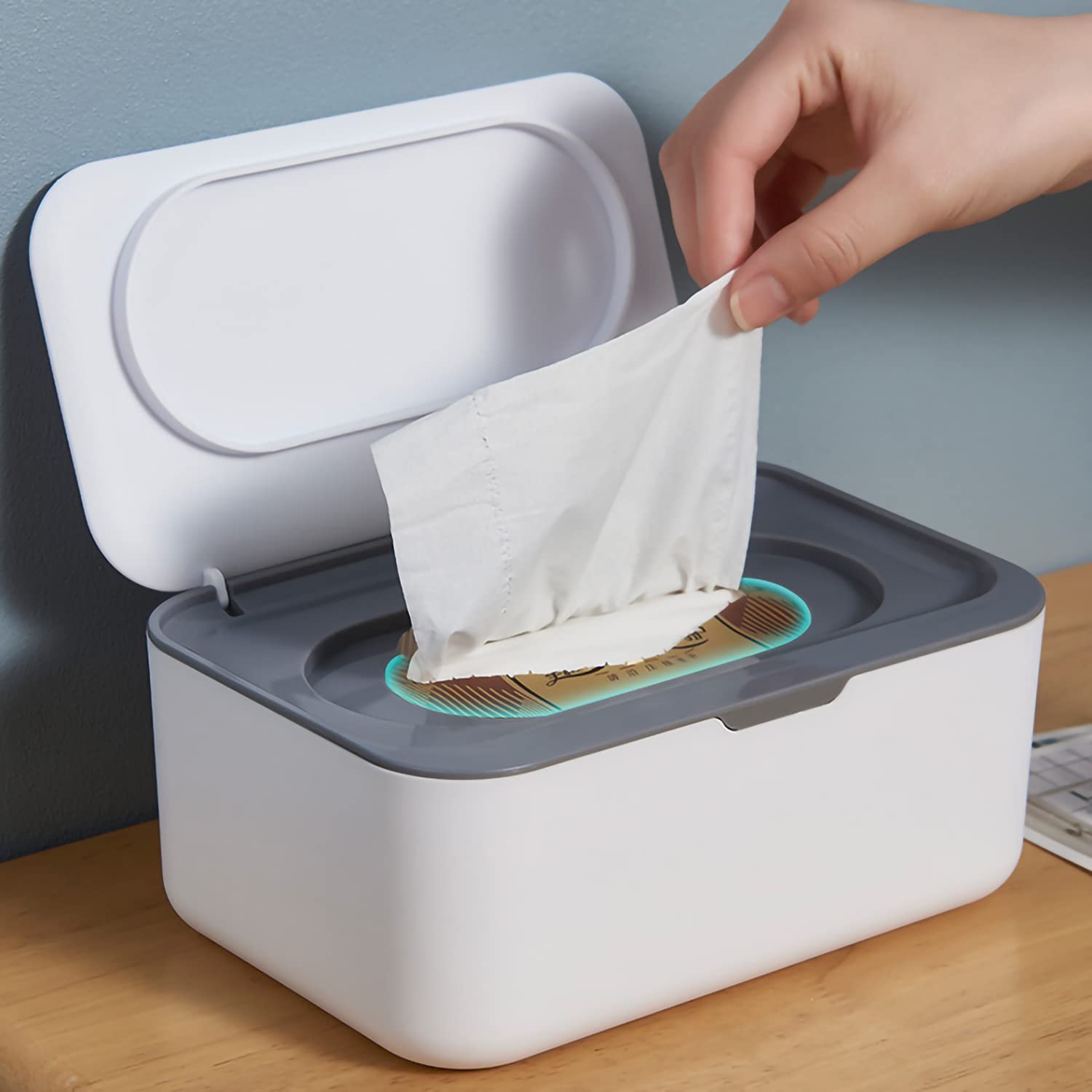 Wipes Dispenser Holder Tissue Storage Box Case With Lid. Wet Wipes Tissue Box