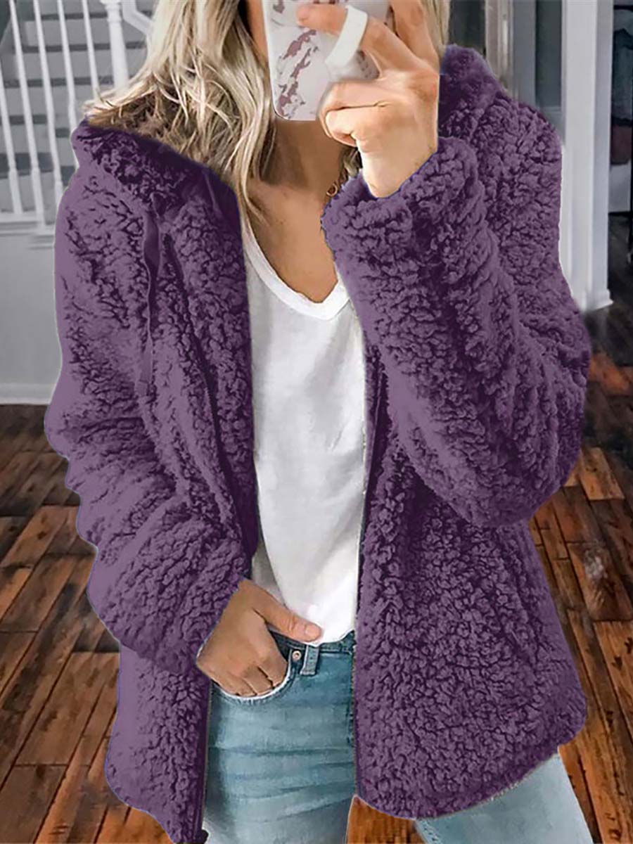 Hooded Fleece Jacket(9 colors)
