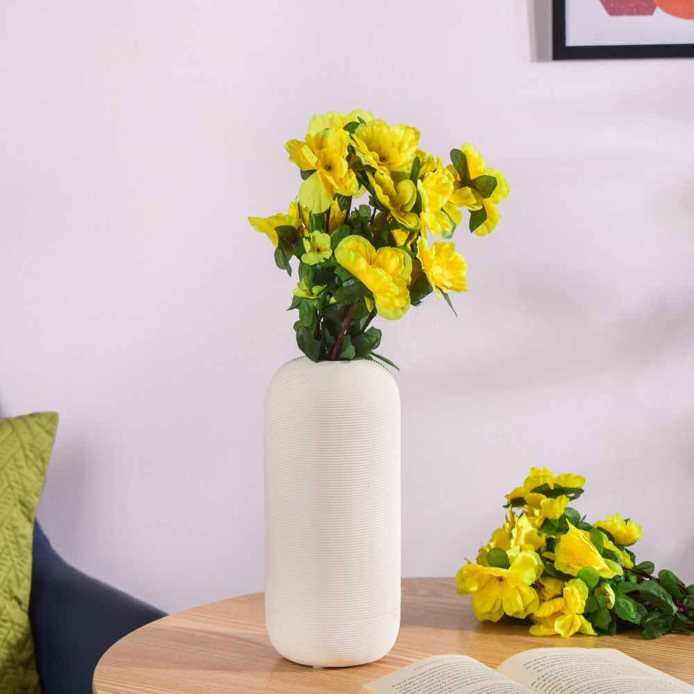 Camellia Flower Bouquet Yellow Set Of 2
