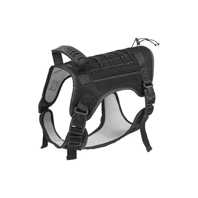 In Stock Dog Tactical Collar Training Large Dog Big Dog Chest Harness Dog Leash Outdoor Dog Walking Vest Clothes