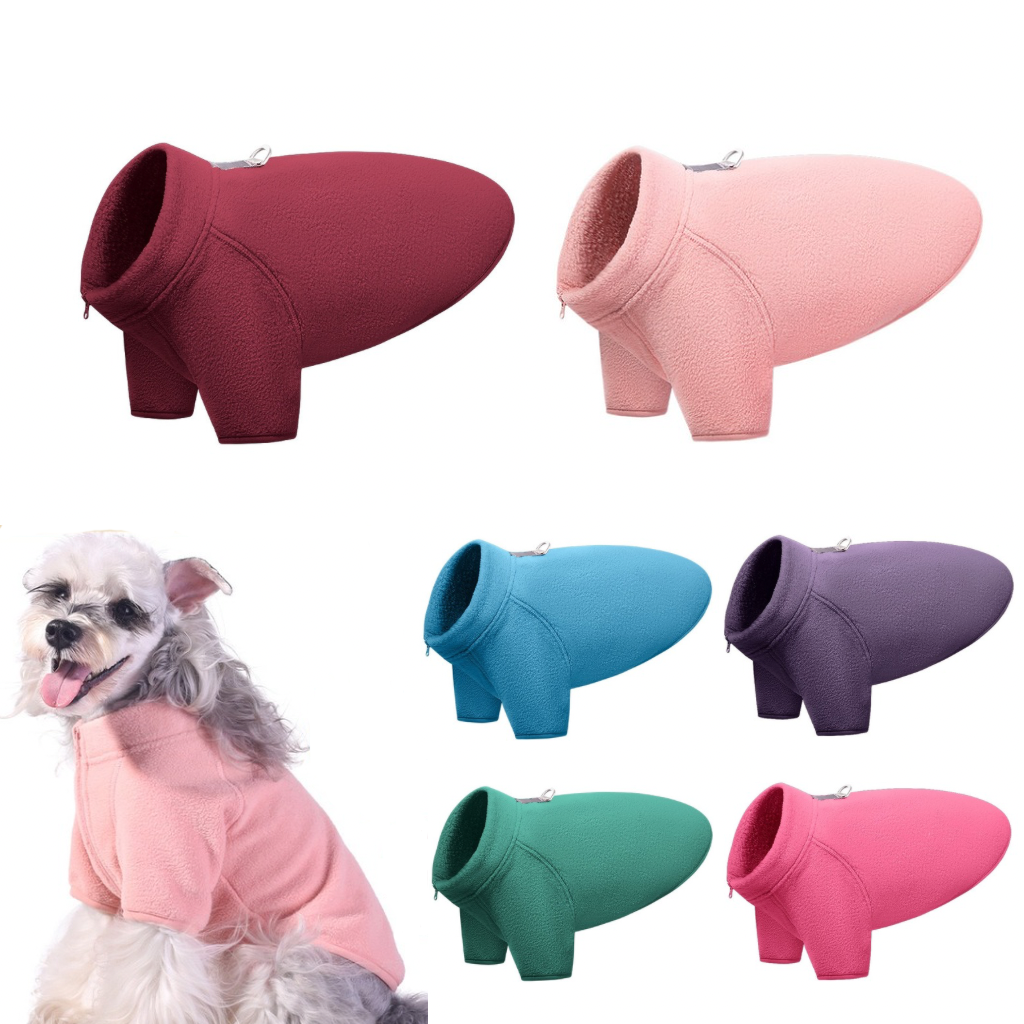 Two-Legged Fleece Solid Color Jacket Coat