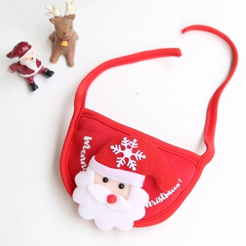 Cartoon Style Polyester Cartoon Pet Saliva Towel Pet Hat