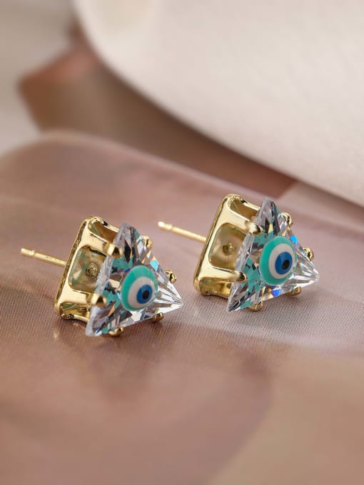 Dainty Triangle Stud Earrings