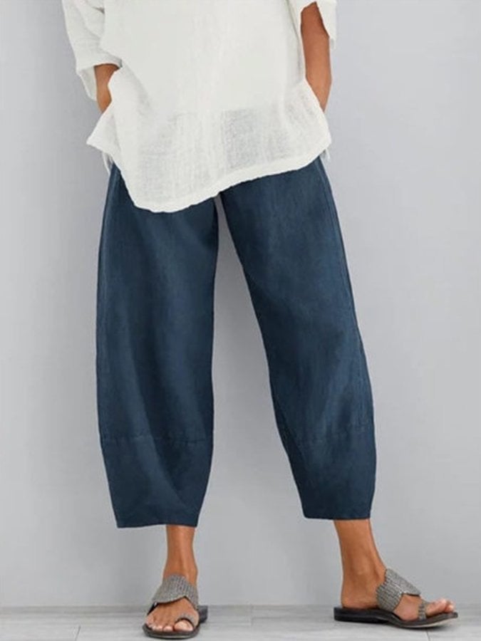 Simple Loose Casual Capris