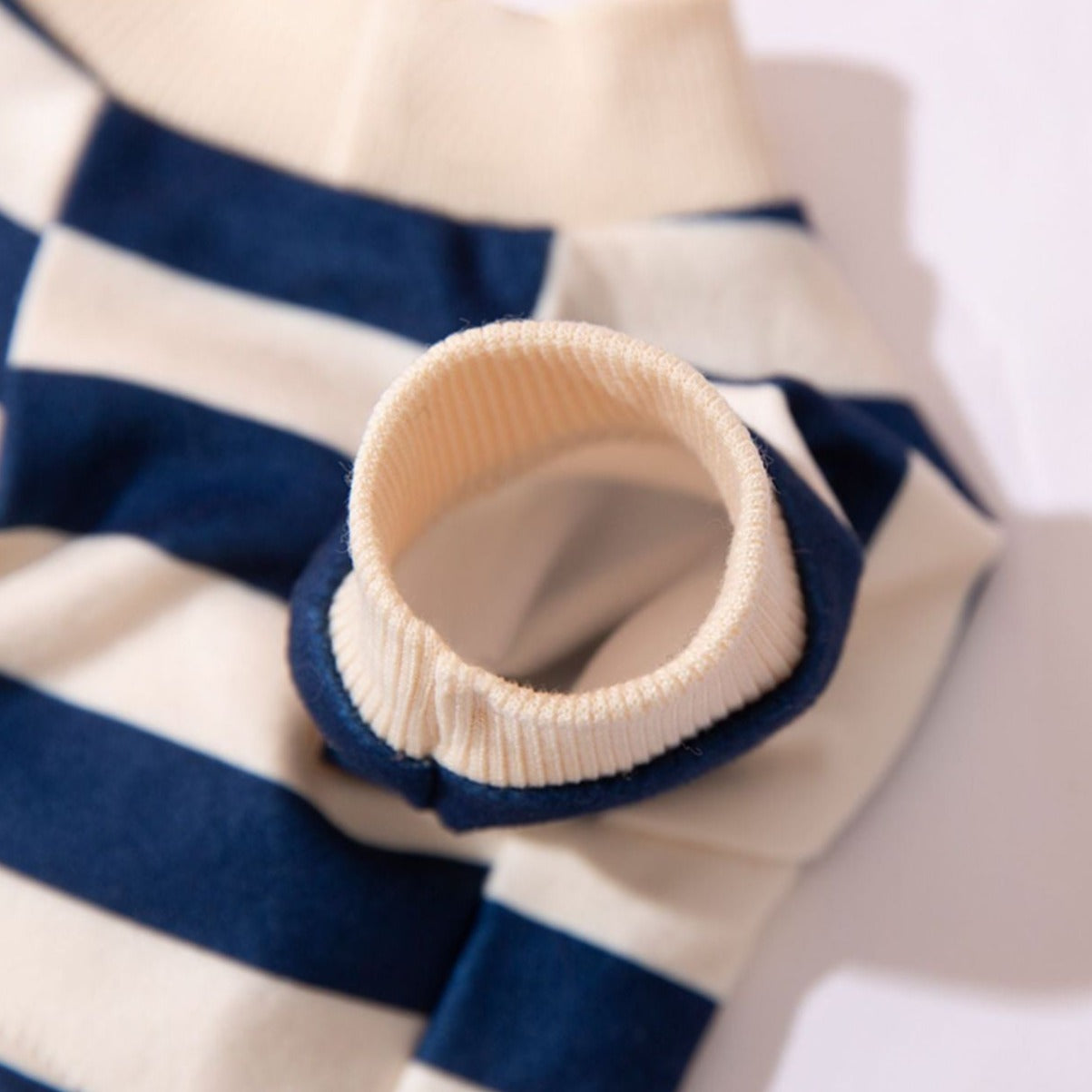 Striped Bear Printed Dog Cat Jumpsuit