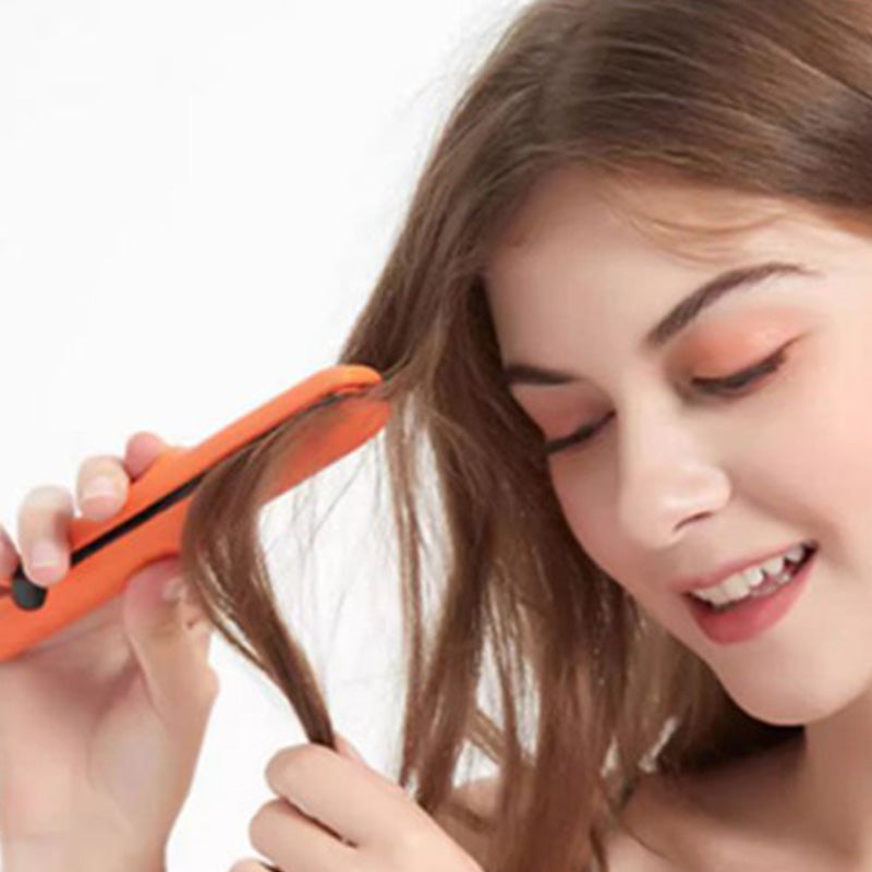 2-in-1 Mini Curling Wand & Flat Iron Hair Straightener50% OFF