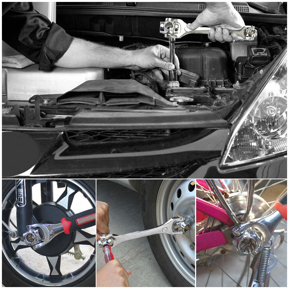 Multifunctional wrench universal 52 in 1