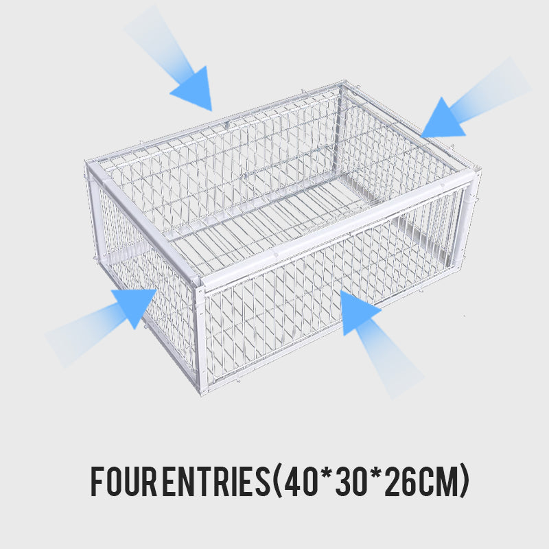 AutoTrap Bird Cage Rabbit Cage Mouse Cage - Enter Only. Do Not Leave