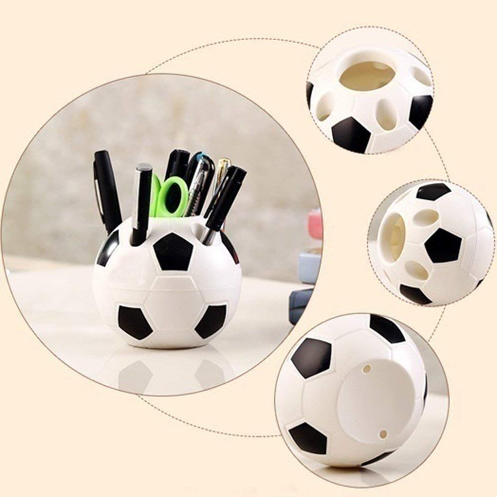 Football Shape Creative Pen Stand Holder For Home And Office