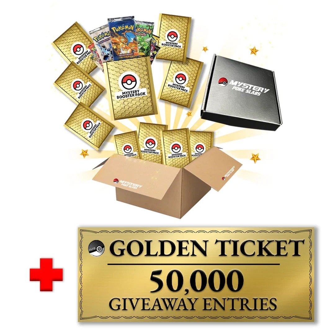 Starter Pokémon Mystery Box and Golden Ticket