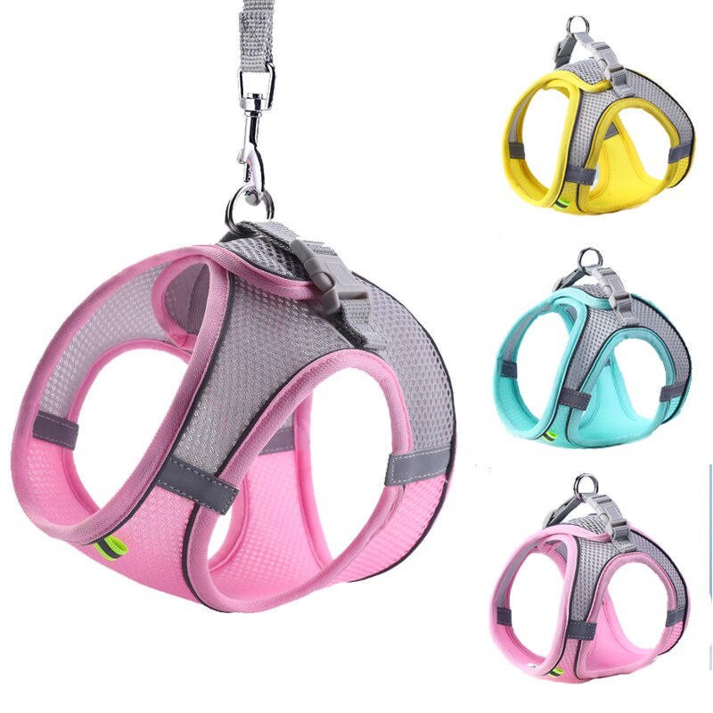 Dog Harness Vest With Leash For Small Dogs