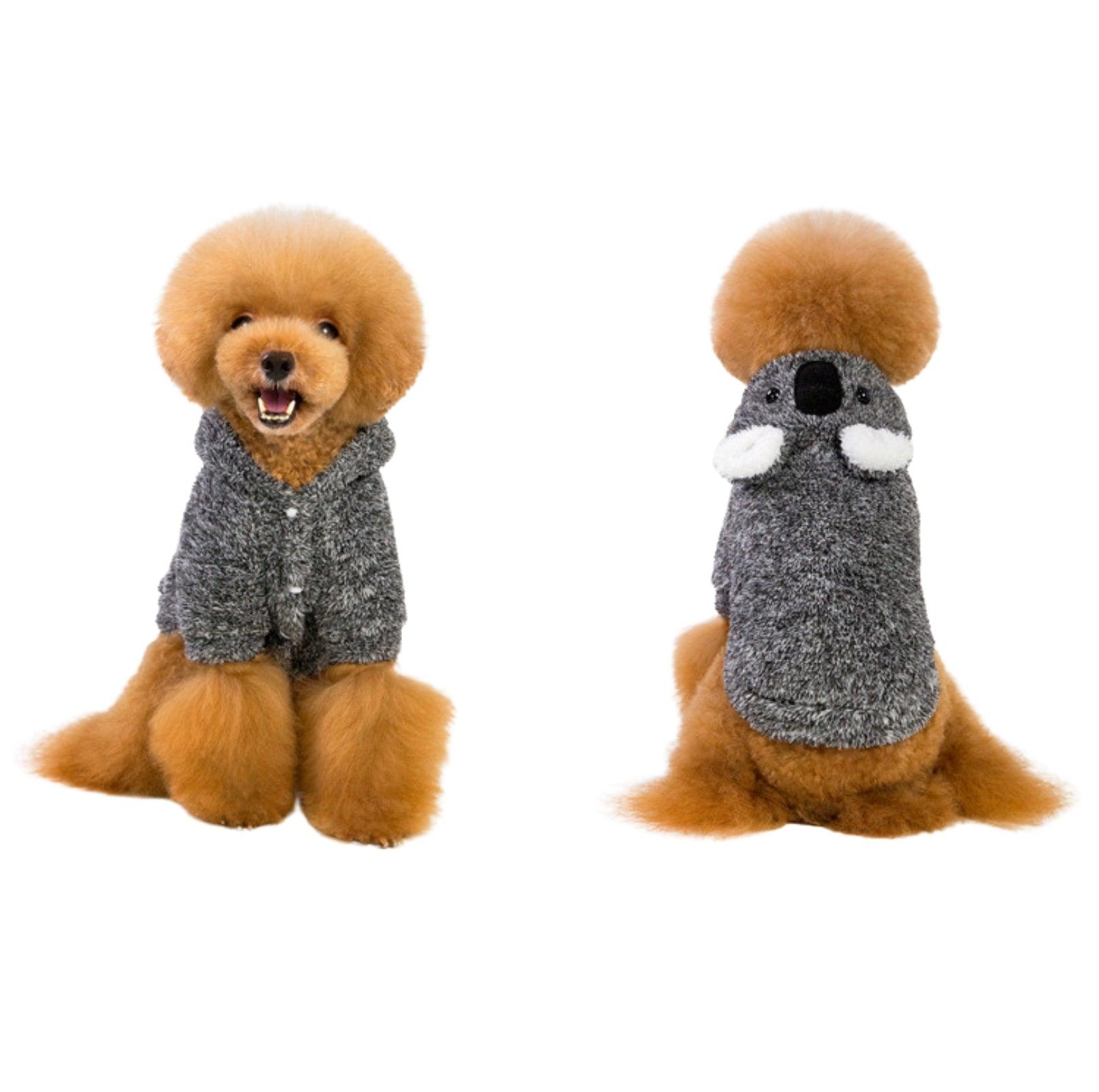 Cozy Koala Double-Fleece Dog Jacket