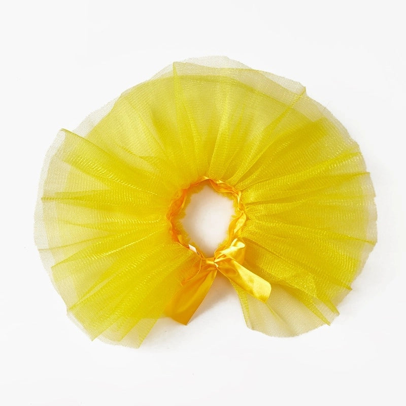 Summer Pet Bright Silk Yarn Dog Strap Skirt