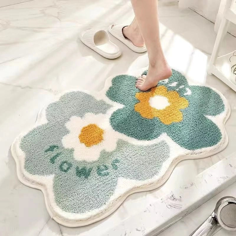 Casual Elegant Cute Geometric Floral Imitation Cashmere Carpet Bedding
