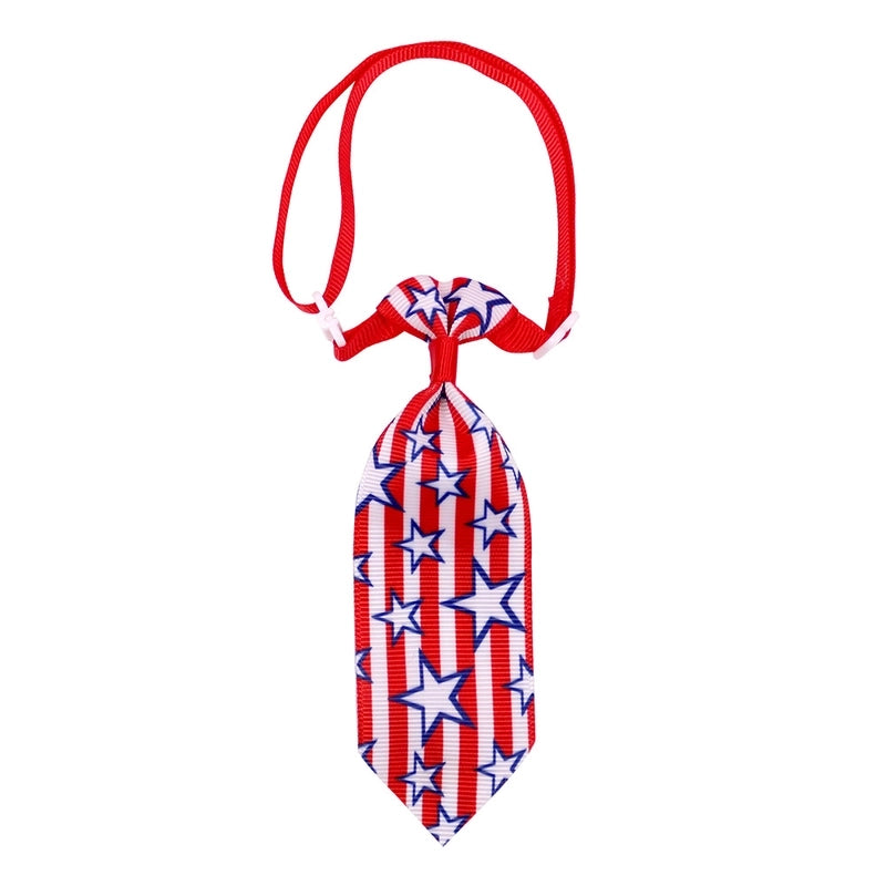 New Everyday Casual Independence Day Dog Tie Accessories
