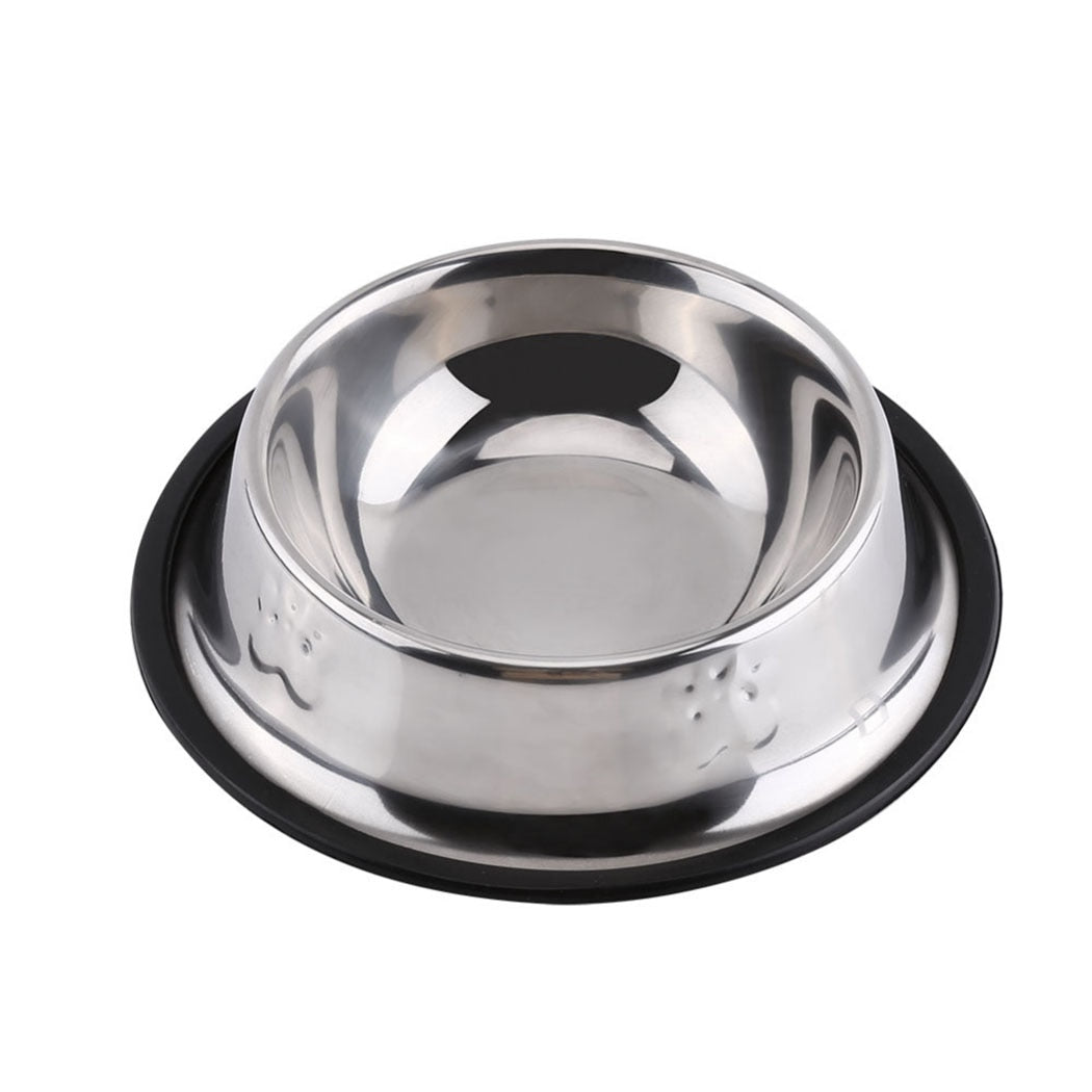 2Pcs Stainless Steel Dog Bowl