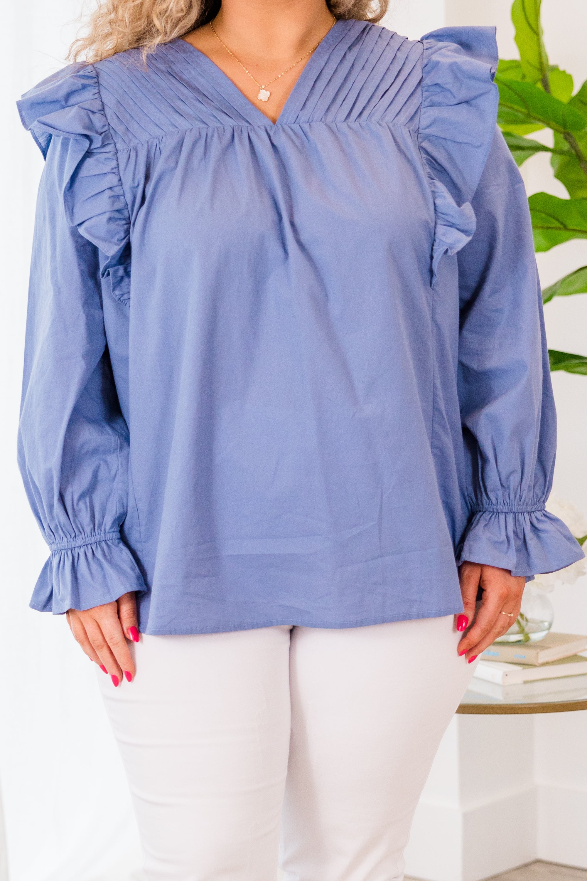 Flutter About Top. Blue