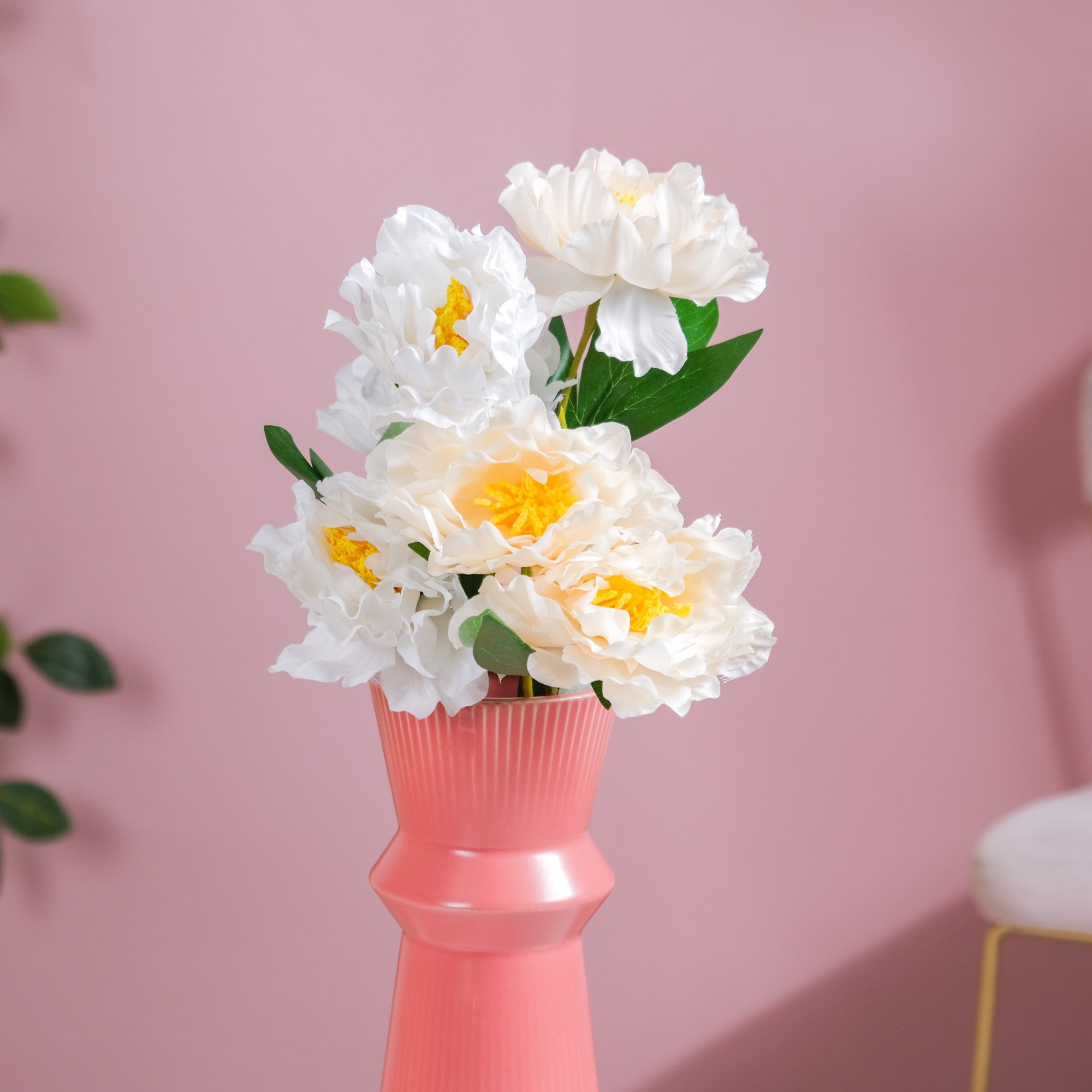 Colorful Peony Stems