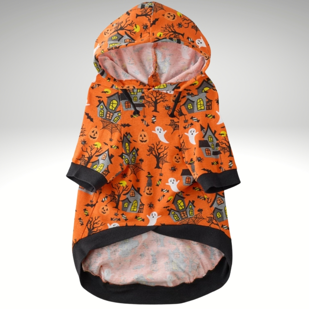Lightweight Hooded Tee Organic Cotton Dog Hoodie Pet Coat