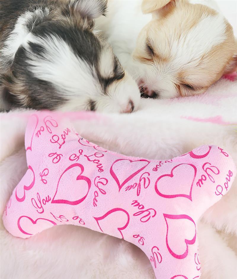 3 Piece Bone-Shaped Toy Set For Dogs