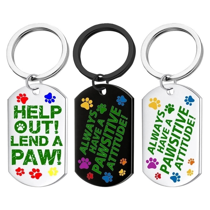 Cartoon Style Stainless Steel Letter Pet Accessories