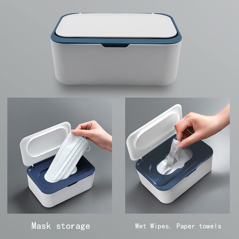 Wipes Dispenser Holder Tissue Storage Box Case With Lid. Wet Wipes Tissue Box