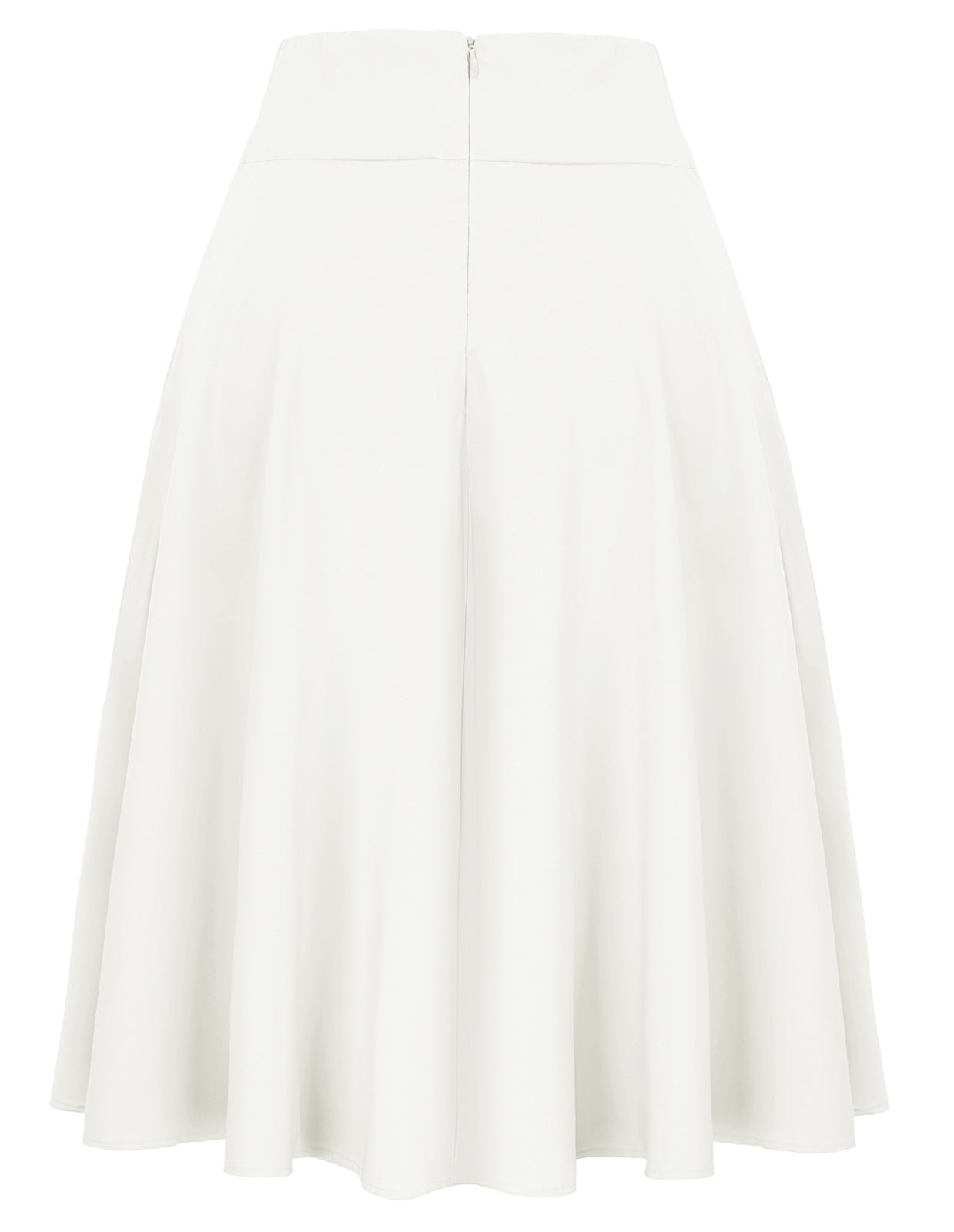 Women's High Waist A-Line Pockets Skirt