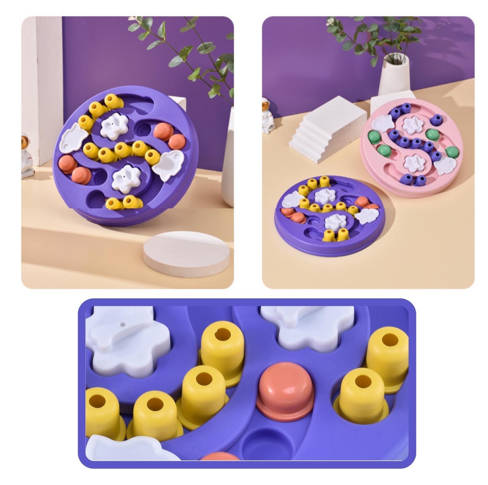 Interactive Colourful Dog Puzzle Training Toy