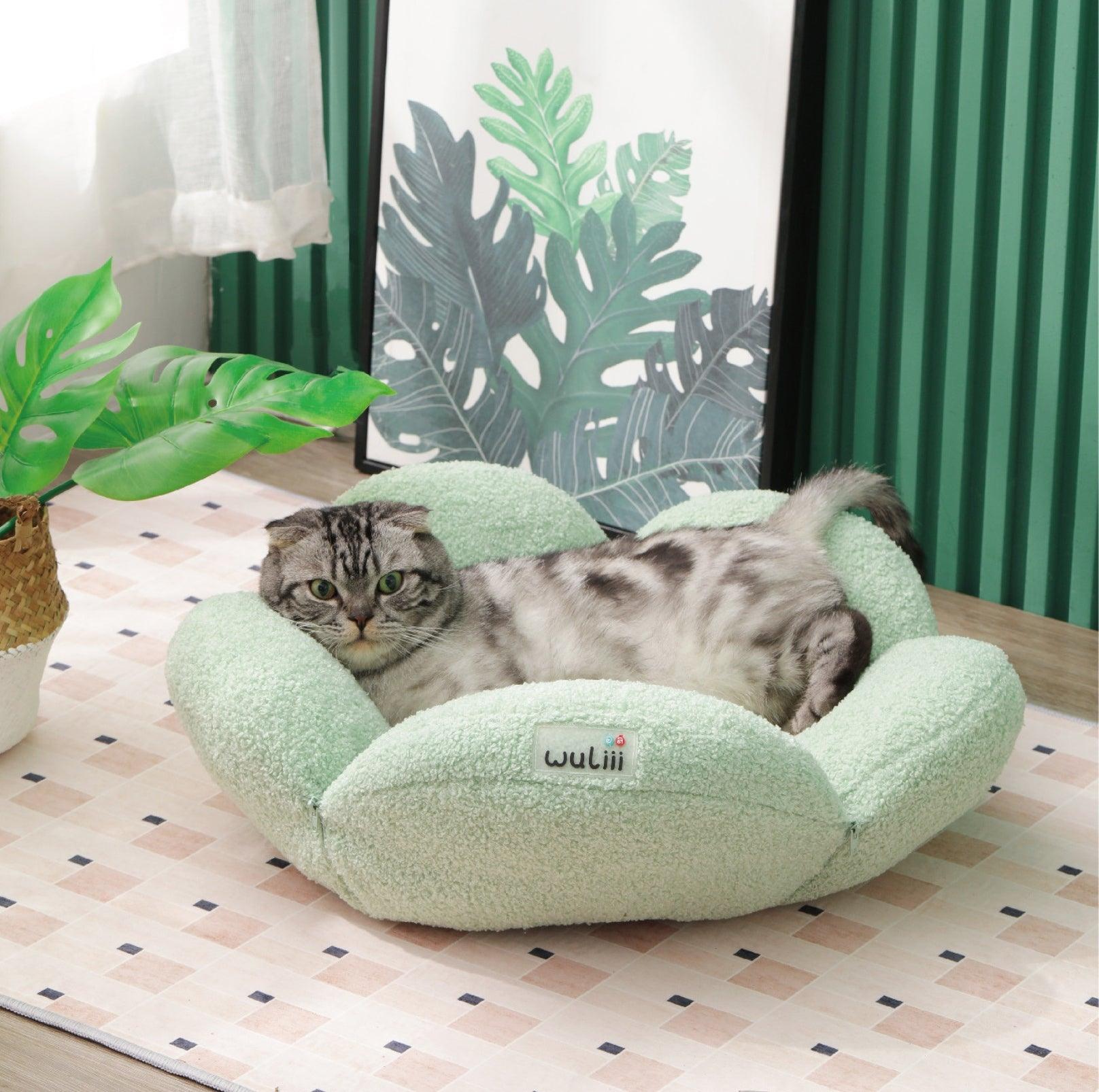 Wuliii Flower Style Cozy Pet Bed