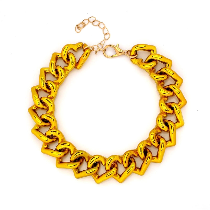 Cute Plastic Heart Shape Pet Collar