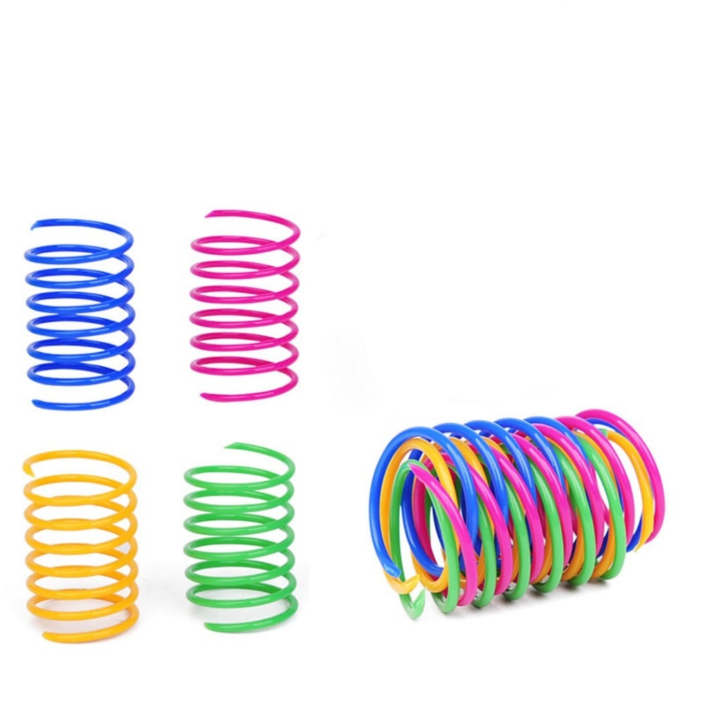 4Pcs Spring Cat Toys