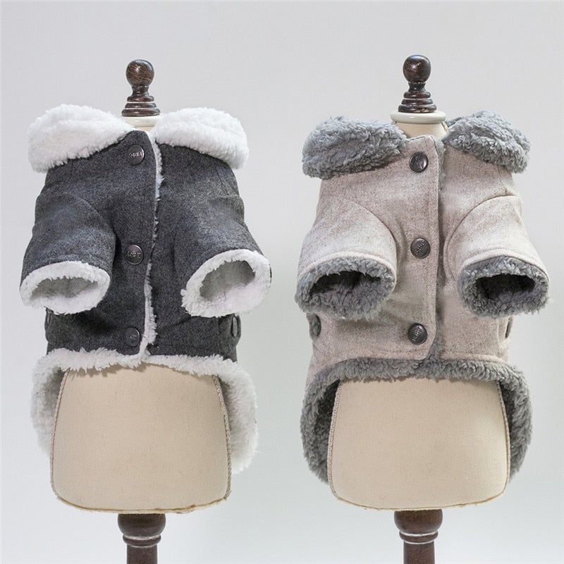 Furry Warm Dog Coat