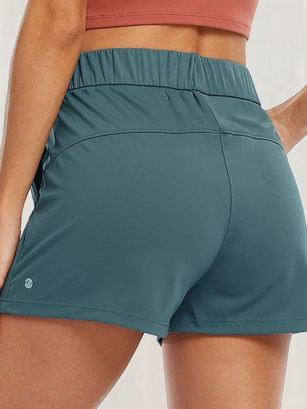 Solid Color Casual Anti-Flash Loose Shorts