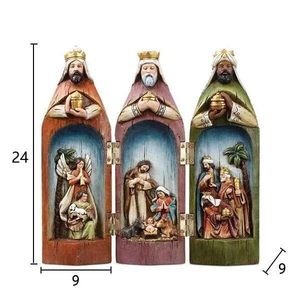 Three Wise Men Nativity Set