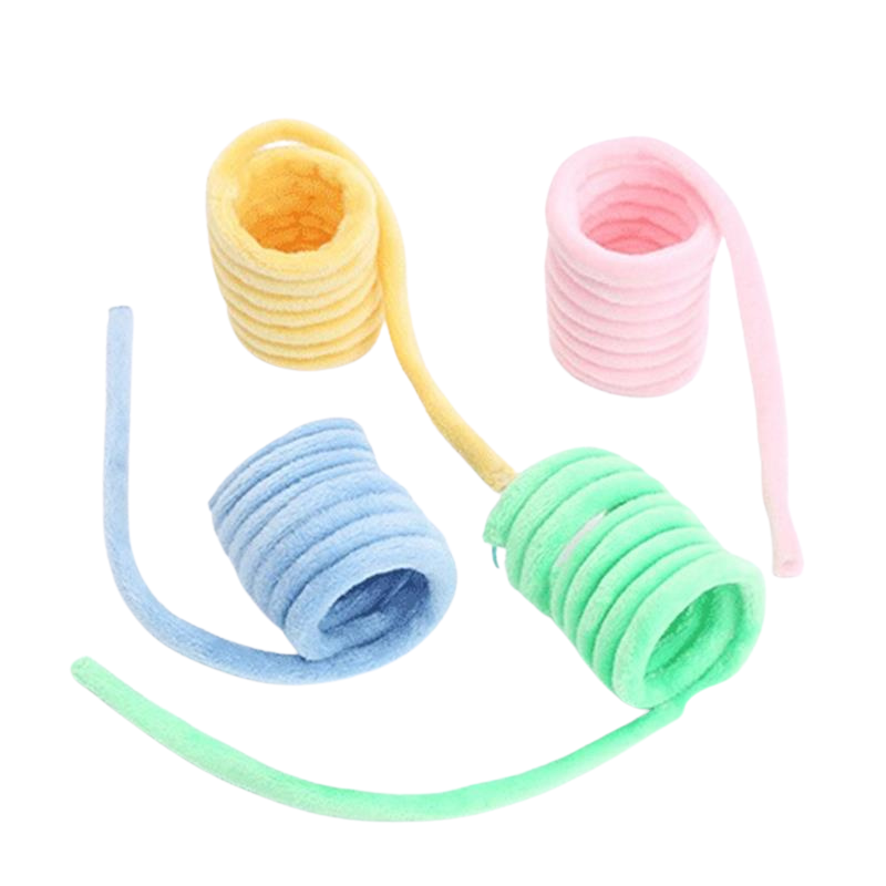 Catnip Plush Spiral Toys For Cats