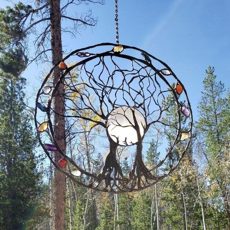 Circle of Life Garden Wall Art. The Moon Huggers