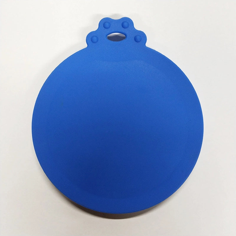 Minimalist Silica Gel Solid Color Pet Tableware 1 Piece