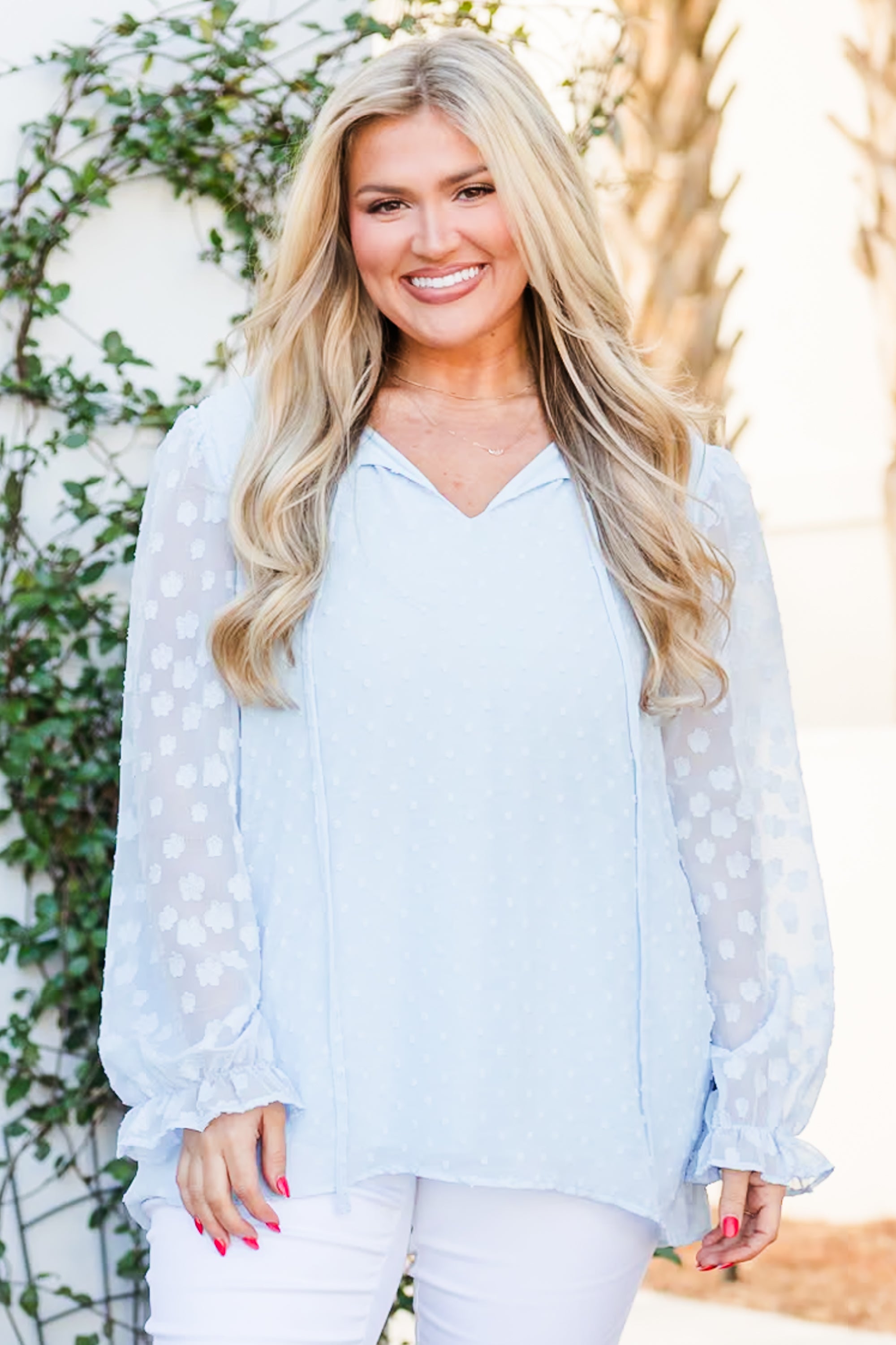 Bluebirds Fly Top. Pale Blue