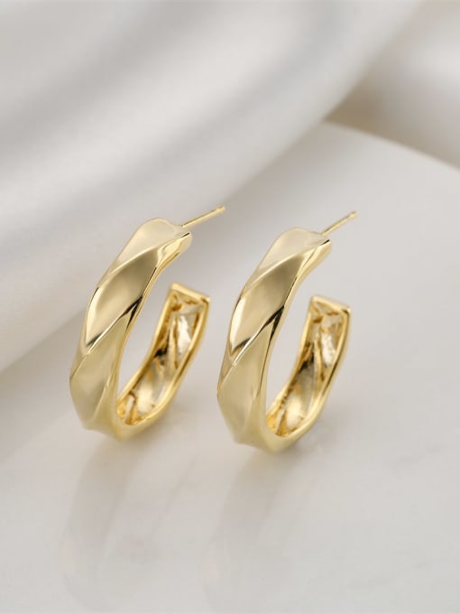 Gold Plated Hoop Earrings