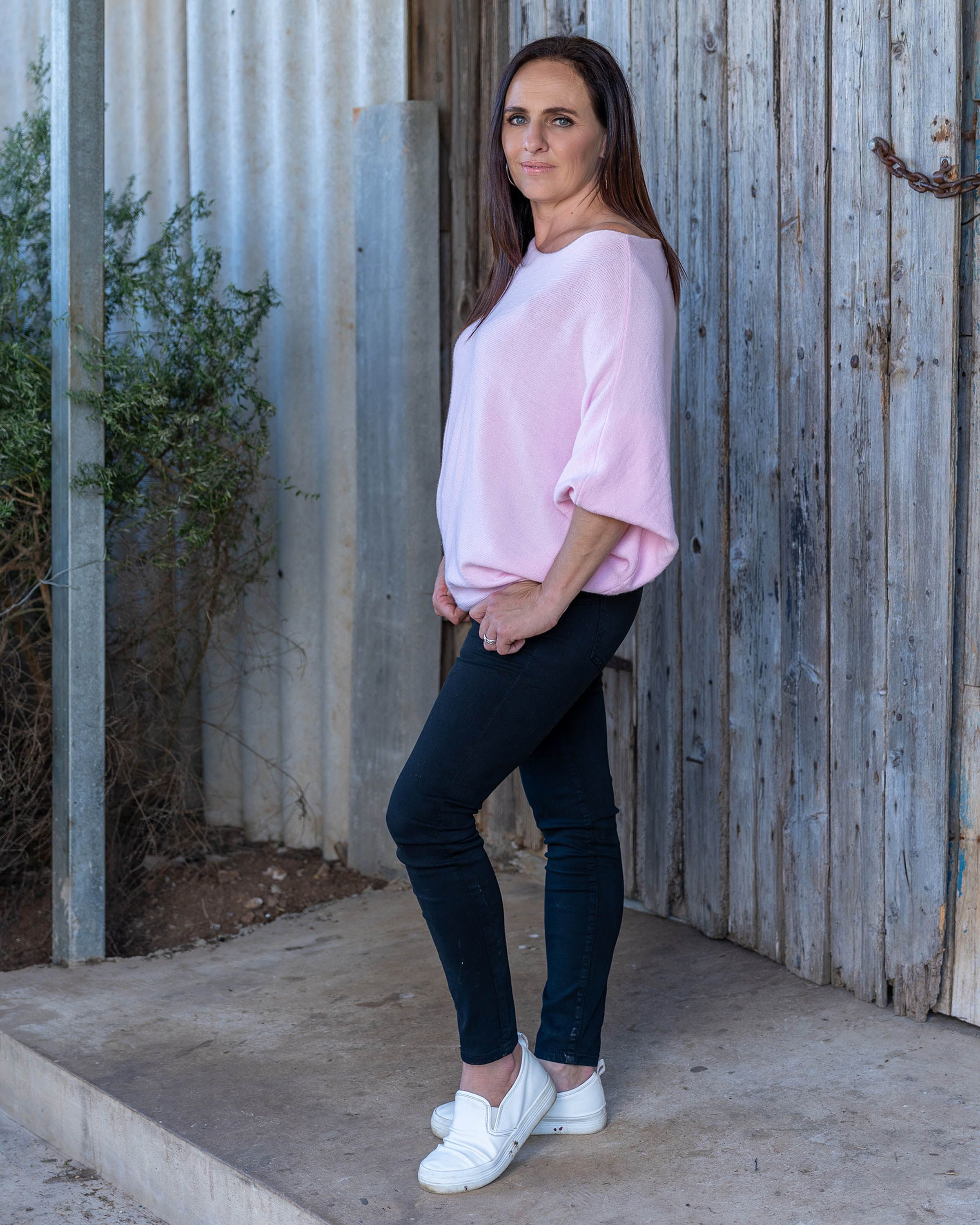 Cashmere Feel Knit | Pink