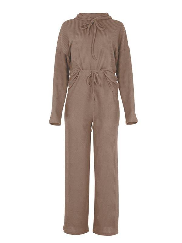 Loose Hooded Two Sets